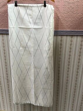 IKEA BASTSJÖN Geometric Shower Curtain White & Black
